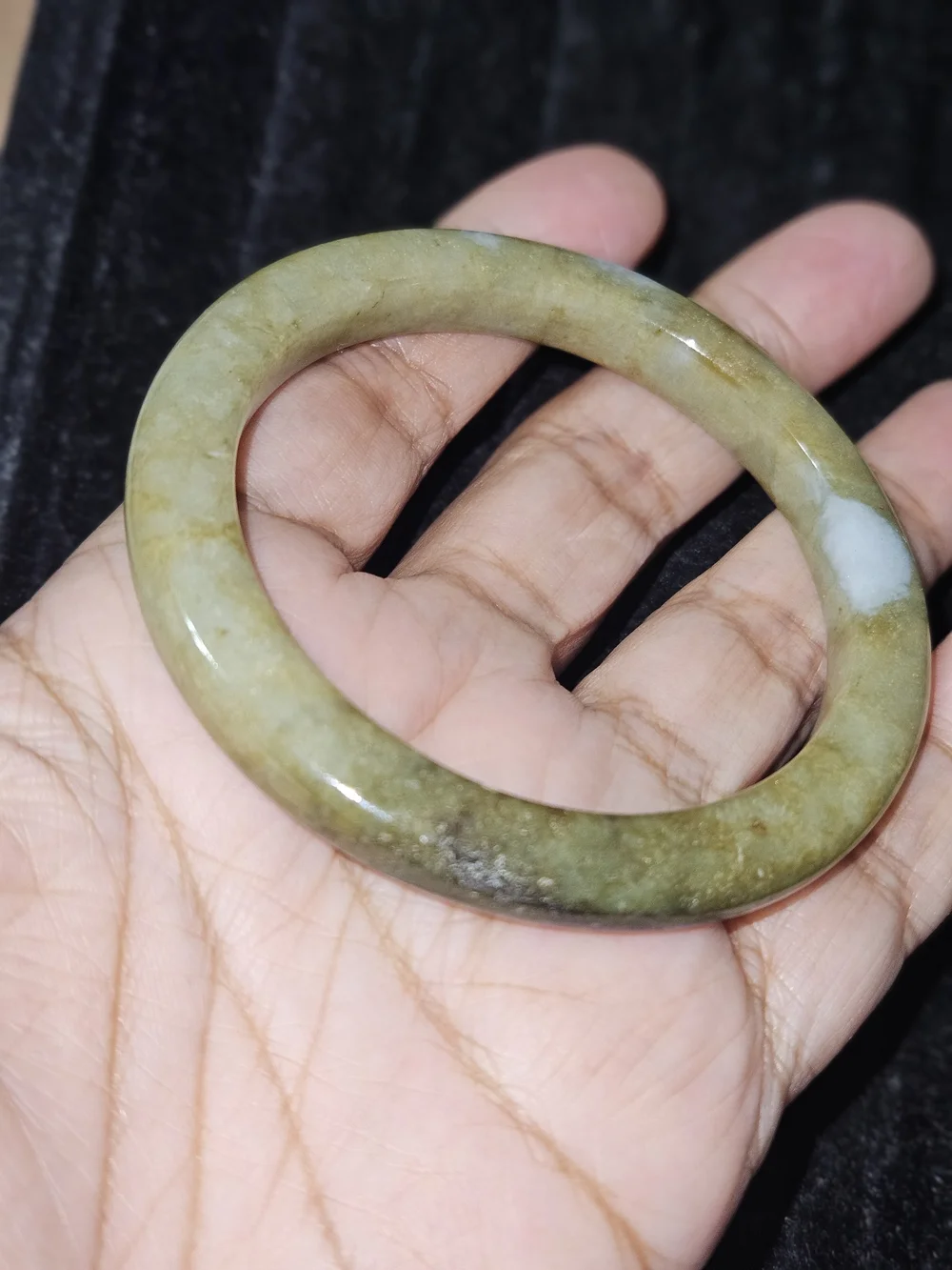 Green Jade Bangle Bracelet - Women Jewelery